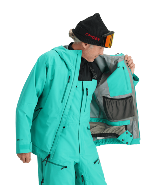 Spyder Sanction Shell Jacket (24/25) Teal Green-Tgn