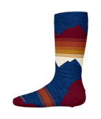 Smartwool Kids' Ski Light Cushion Otc Socks (25/26) Alpine Blue-B25