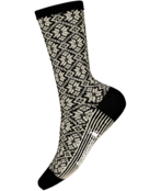 Smartwool Everyday Traditional Snowflake Crew Socks (25/26) Black-001