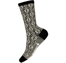 Smartwool Everyday Traditional Snowflake Crew Socks (24/25) Black-001