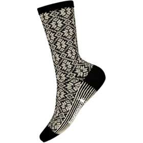Smartwool Everyday Traditional Snowflake Crew Socks (25/26) Black-001