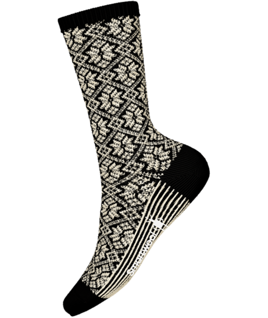 Smartwool Everyday Traditional Snowflake Crew Socks (25/26) Black-001