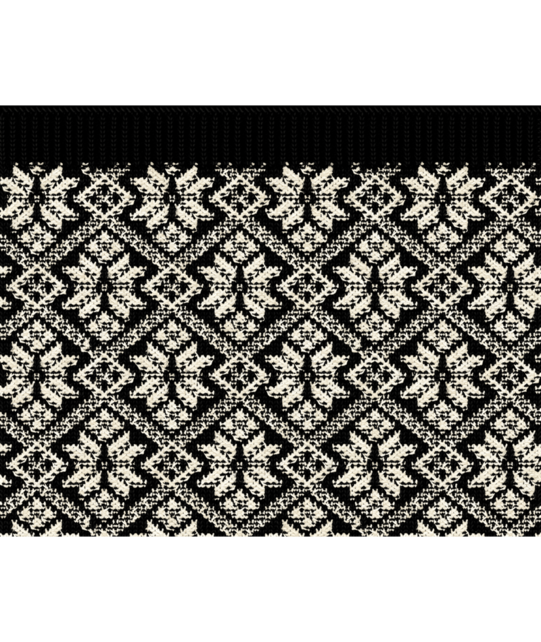 Smartwool Everyday Traditional Snowflake Crew Socks (25/26) Black-001