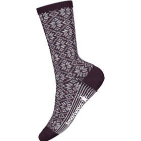 Smartwool Everyday Traditional Snowflake Crew Socks (25/26) Purple Iris-L90