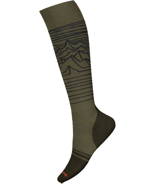 Smartwool Snowboard Full Cushion Iguchi Pattern Otc Socks (24/25) Winter Moss-K18 Smartwool Snowboard Full Cushion Iguchi Pattern Otc Socks (24/25) Winter Moss-K18