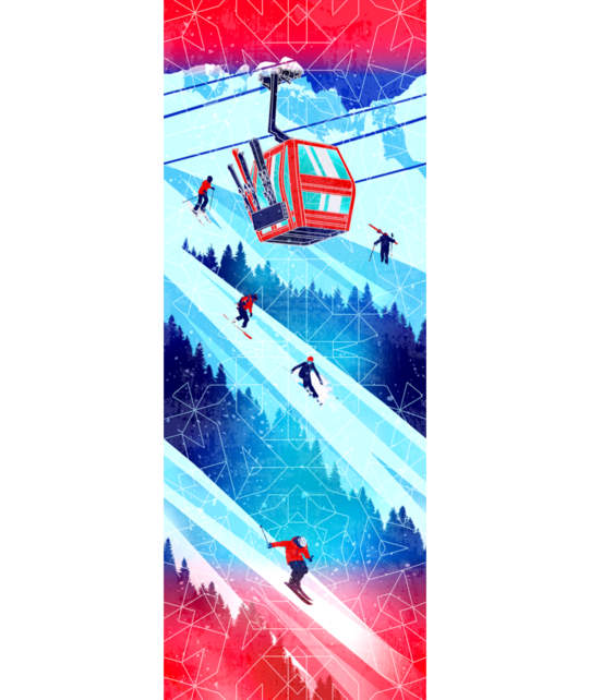 Smartwool Ski Zero Cushion Ski Day Print Otc Socks (25/26) Laguna Blue-J96 Smartwool Ski Zero Cushion Ski Day Print Otc Socks (25/26) Laguna Blue-J96