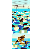 Smartwool Ski Targeted Cushion Bear Country Print Otc Socks (24/25) Capri-810 Smartwool Ski Targeted Cushion Bear Country Print Otc Socks (24/25) Capri-810