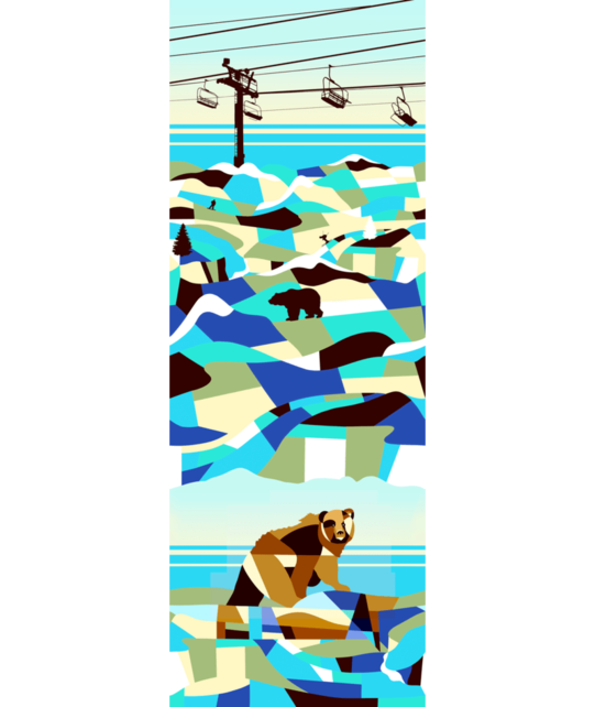 Smartwool Ski Targeted Cushion Bear Country Print Otc Socks (24/25) Capri-810 Smartwool Ski Targeted Cushion Bear Country Print Otc Socks (24/25) Capri-810