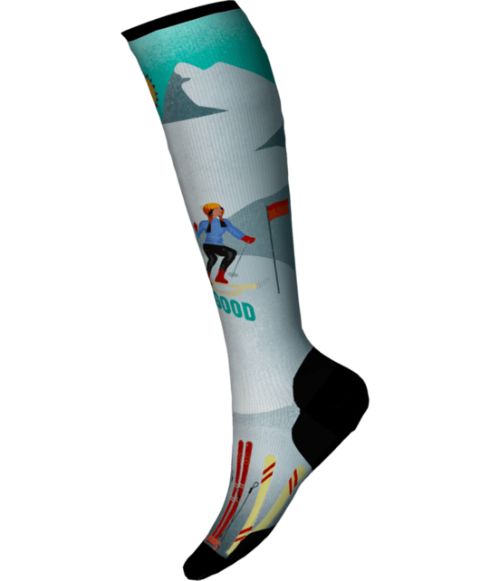 Smartwool Womens Ski Targeted Cushion Snow Bunny Print Otc Socks (25/26) Capri-810 Smartwool Womens Ski Targeted Cushion Snow Bunny Print Otc Socks (25/26) Capri-810