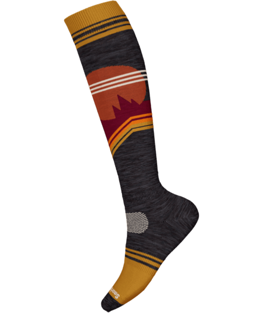 Smartwool Womens Snowboard Full Cushion Moon Energy Otc Socks (24/25) Honey Gold-K11