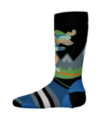 Smartwool Kids' Wintersport Full Cushion Mountain Moose Otc Socks (25/26) Black-001
