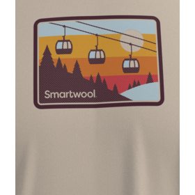 Smartwool Gondola Ride Graphic Long Sleeve Tee (24/25) Almond-L31