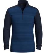 Smartwool Mens Classic Thermal Merino Base Layer 1/4 Zip Boxed (24/25) Deep Navy Color Shift-K61