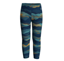 Smartwool Kids' Classic Thermal Merino Base Layer Bottom Boxed (24/25) Blueberry Mtn Scape-M17