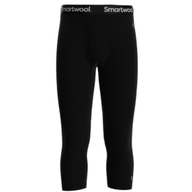 Smartwool Men's Classic Thermal Merino Base Layer 3/4 Bottom Boxed (25/26) Black-001