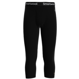 Smartwool Men's Classic Thermal Merino Base Layer 3/4 Bottom Boxed (25/26) Black-001
