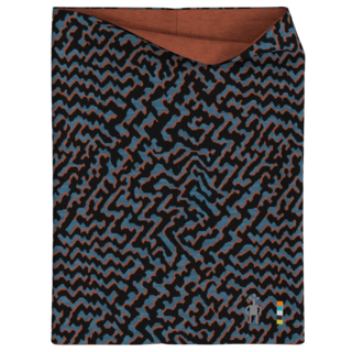 Smartwool Thermal Merino Reversible Neck Gaiter (24/25) Black Retro Line-P15