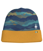 Smartwool Kids' Thermal Merino Reversible Cuffed Beanie (24/25) Blueberry Mtn Scape-M17 Smartwool Kids' Thermal Merino Reversible Cuffed Beanie (24/25) Blueberry Mtn Scape-M17