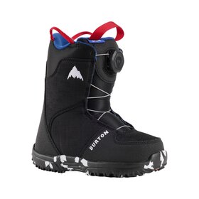 Burton Kids' Grom Boa® Snowboard Boots (25/26) Black-A02