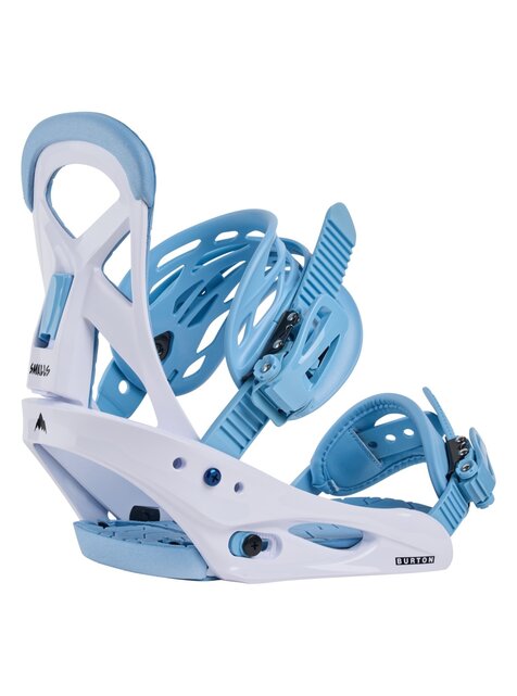 Burton Kids' Smalls Re:Flex Snowboard Bindings (25/26) Dusty Blue-Agb