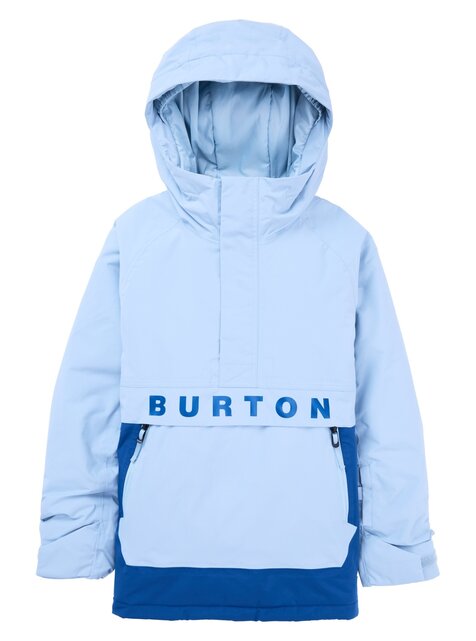 Burton Kids' Frostner 2L Anorak (24/25) Dusty Blue/Twilight Blue-402