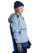 Burton Kids' Frostner 2L Anorak (24/25) Dusty Blue/Twilight Blue-402