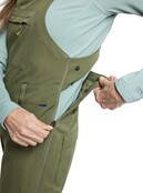 Burton Womens Avalon Stretch Bib Pants (24/25) Forest Moss-304