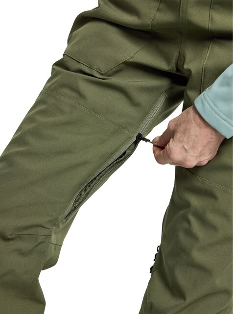 Burton Womens Avalon Stretch Bib Pants (24/25) Forest Moss-304