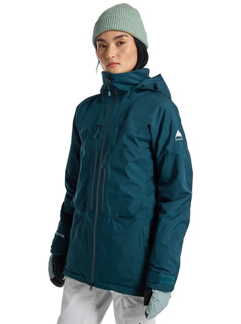 Burton Womens Pillowline Gore-Tex Jacket (24/25) Deep Emerald-302