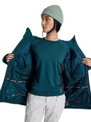 Burton Womens Pillowline Gore-Tex Jacket (24/25) Deep Emerald-302