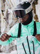 Burton Mens [Ak] Cyclic Gore-Tex Bib Pants (24/25) Oversized Zebra-962