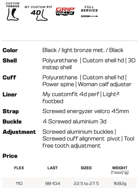 Salomon S/Pro Alpha 110 W Gw (25/26) Black / Light Bronze Met. / Black Salomon S/Pro Alpha 110 W Gw (25/26) Black / Light Bronze Met. / Black