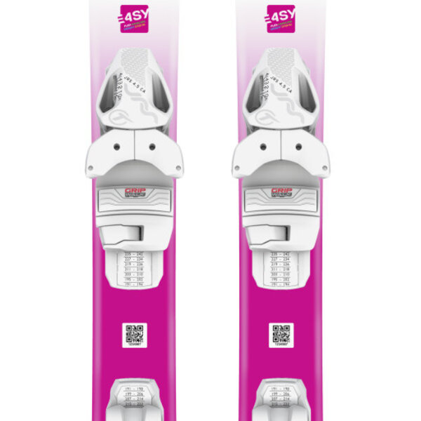 HEAD Joy スキーセット 115 ピンク/ホワイト Head Joy Easy With JRS 4.5 GW Junior Alpine Ski Set | Source for
