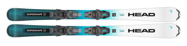 Head Supershape Team Easy With Jrs 4.5 (24/25) White/Blue