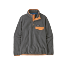 Patagonia W'S Lw Synch Snap-T P/O (24/25) Nickel W/Vivid Apricot-Nlva