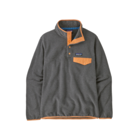 Patagonia W'S Lw Synch Snap-T P/O (24/25) Nickel W/Vivid Apricot-Nlva