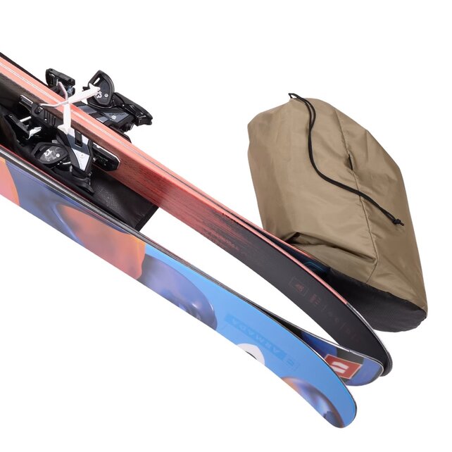 Thule Roundtrip Ski Rolling Bag (25/26) Deep Khaki 175cm
