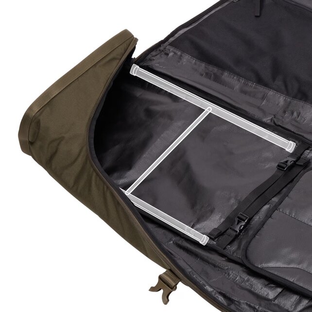 Thule Roundtrip Ski Rolling Bag (25/26) Deep Khaki 175cm