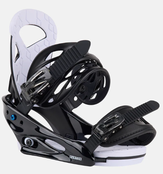 Burton Kids' Smalls Re:Flex Snowboard Bindings (25/26) Black-A02 Burton Kids' Smalls Re:Flex Snowboard Bindings (25/26) Black-A02