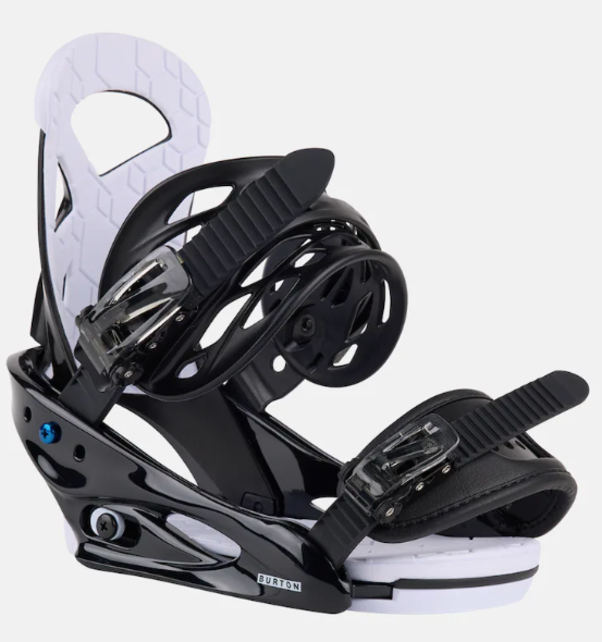 Burton Kids' Smalls Re:Flex Snowboard Bindings (25/26) Black-A02 Burton Kids' Smalls Re:Flex Snowboard Bindings (25/26) Black-A02