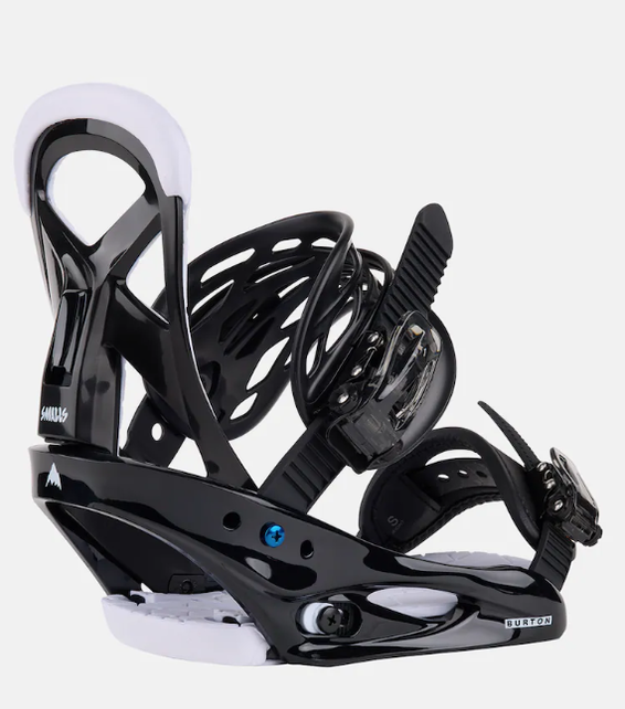 Burton Kids' Smalls Re:Flex Snowboard Bindings (25/26) Black-A02 Burton Kids' Smalls Re:Flex Snowboard Bindings (25/26) Black-A02