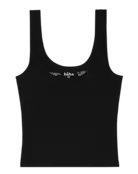 Huha Sporty Crop Tank (25/26) Black Huha Sporty Crop Tank (25/26) Black