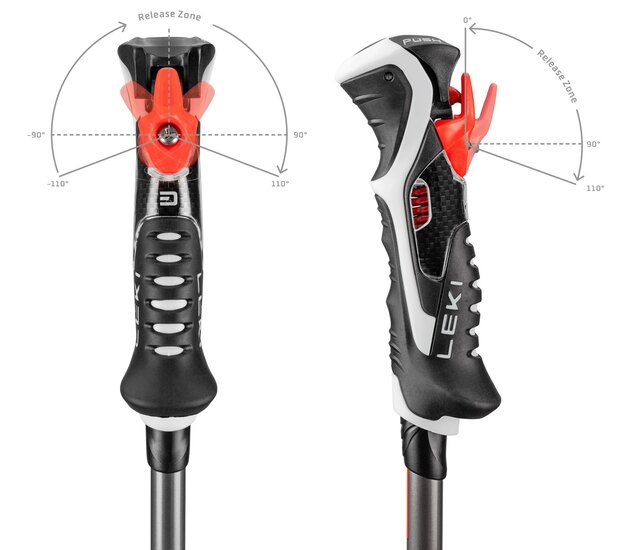 Leki Carbon 14 3D (25/26) Black/Red
