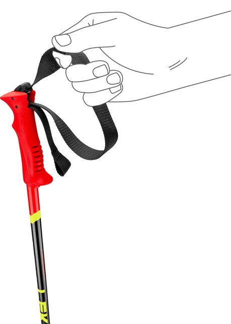 Leki Racing Kids (25/26) Brightred/Black