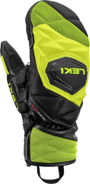 Leki Wcr Venom 3D Jr Mitt (26/27) Black/Ice Lemon