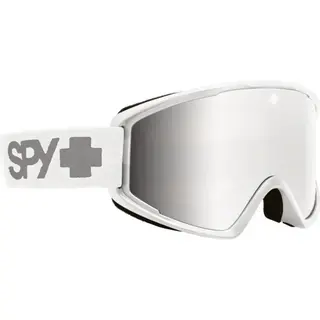 Spy Crusher Elite (25/26) Eco Matte White - Silver Mirror