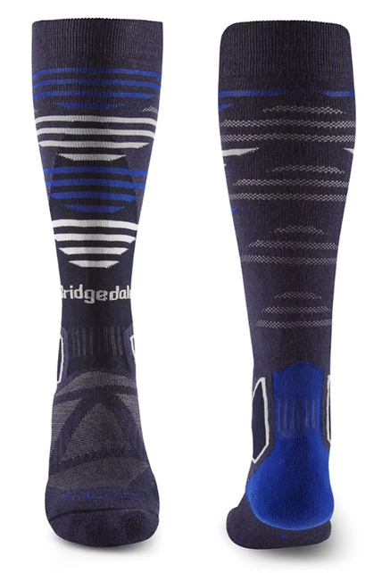 Bridgedale Mens Ski Lightweight - Pattern (26/27) Navy