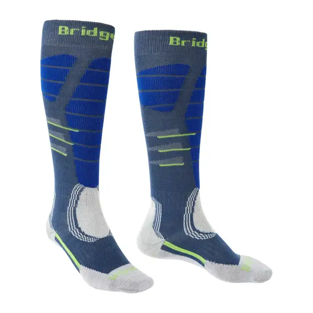 Bridgedale Mens Ski Easy On (26/27) Denim/Blue