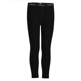 Icebreaker Kids Merino 260 Tech Leggings (25/26) Black-001
