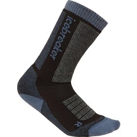 Icebreaker Kids Merino Blend Ski+ Medium Otc (26/27) Black/Dawn/Graphite